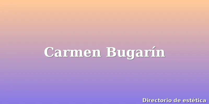 Carmen Bugarín